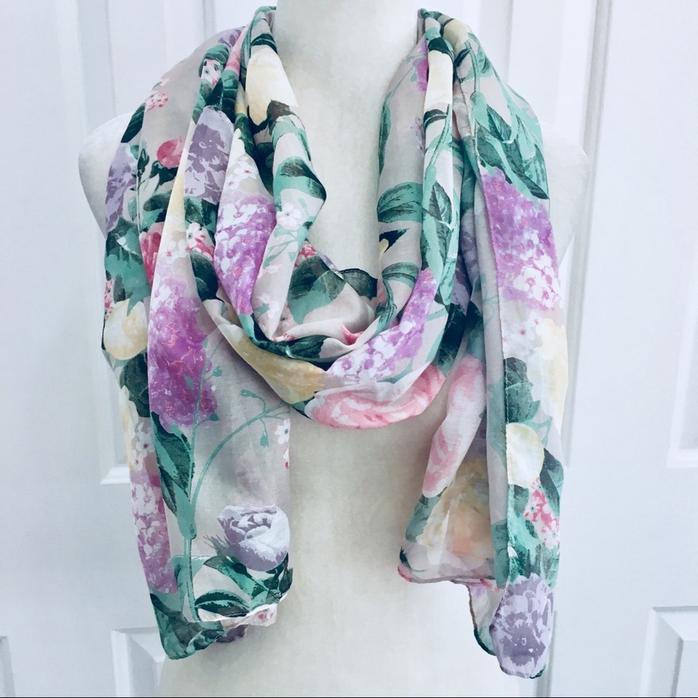 SPRING Floral Scarf